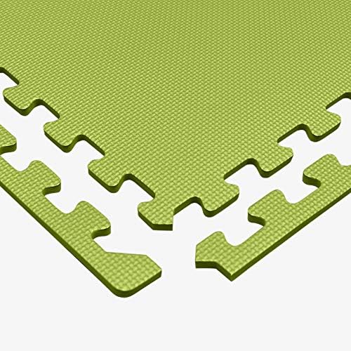 We Sell Mats 3/8" Thick Multipurpose EVA Foam Exercise Floor Mat, Interlocking Tiles, Anti-Fatigue for Home or Gym