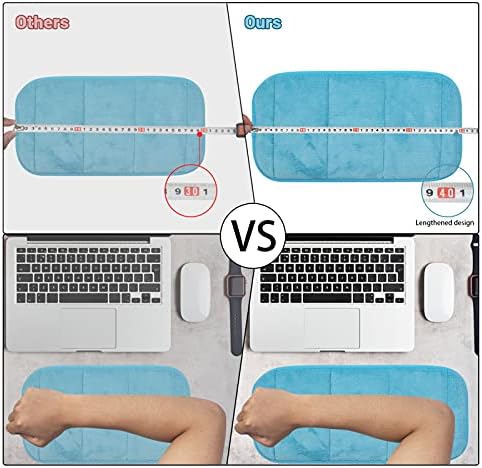 2 Sets Upgrade Computer Wrist Elbow Pad, DILIBRA Portable Memory Foam