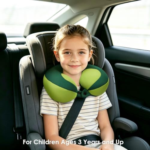 INFANZIA Kids Travel Neck Pillow for Ages 3 Years and up, for CarSeat Plane