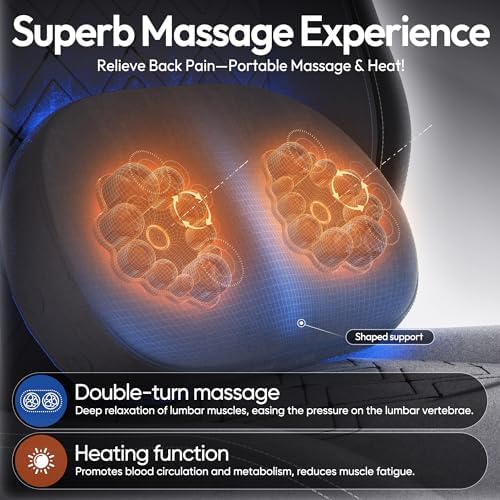 Dowinx Gaming Chair with Heated Massage Lumbar Support,Big and Tall Fabric Gaming Chairs for Adults with Footrest, Ergonomic Computer Game Chair with Poket Spring Cushions, 350lbs, Gray