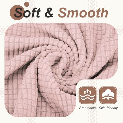 PATIKIL 1 Set Office Chair Cover, Desk Chair Cover Stretchable Universal Computer Seat Slipcover Large with Armrest Covers Zipper for Rolling Office Chairs Home Desk Seat, Pink