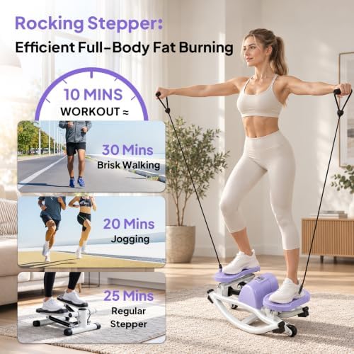 Rock Stepper Side to Side, 300 LBS Capacity, Side Stepper Exercise at Home