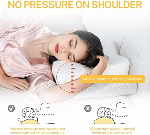 Cervical Neck Pillow for Pain Relief, Butterfly Shape, 24x15 Inch