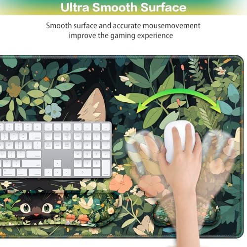 Mouse Pad Anime Mouse Pad with Wrist Rest