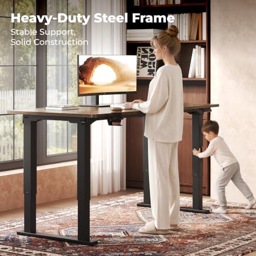 79x31'' 4 Leg Large Dual Motor Standing Desk for Home Office
