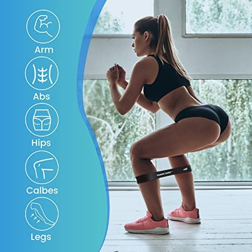 WIKDAY Exercise Resistance Bands with Handles for Working Out Workout Bands Set with Door Anchor for Physical Therapy, Yoga, Pilates