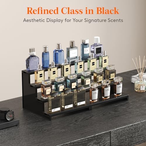 Lifewit Perfume Organizer, Cologne Stand Tool-Free Assembly, 9", 2 Pcs
