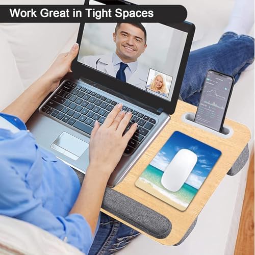 Small Mouse Pad, Mini Mouse Pad 6 X 8 Inch with Non-Slip Rubber Base for Keyboard Tray Laptops Wireless Mouse Home Office Travel, Washable & Portable (Beach)