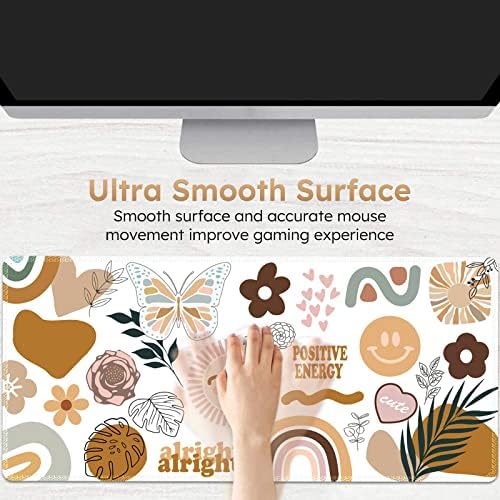iCasso Desk Mat,Large Gaming Mouse Pad,XXL Desk Pad,Sticker