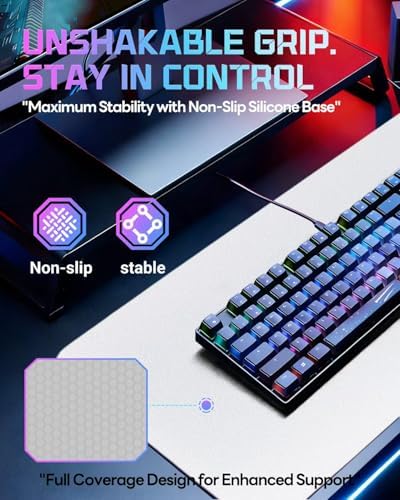 XXL Glass Gaming Mouse Pad, 38.5 × 16.5 Inch Extended Desk Mat, White