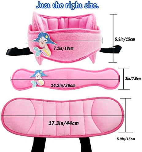 Car Seat Head Support for Child,Adjustable Headband Strap,Head Support Band
