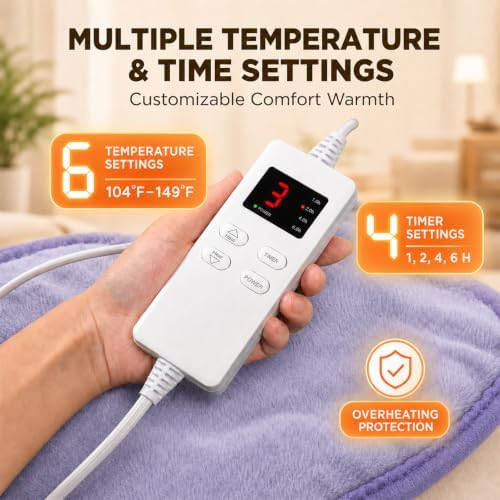 Heating Pad for Period Cramps Electric Heating Pads for Back Pain Relief