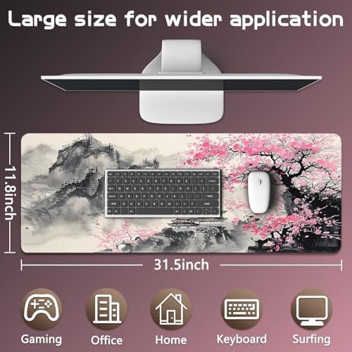 Gaming Mouse Pad, Large Mouse Pads for Desk, Mousepad Desk Matt for Desktop