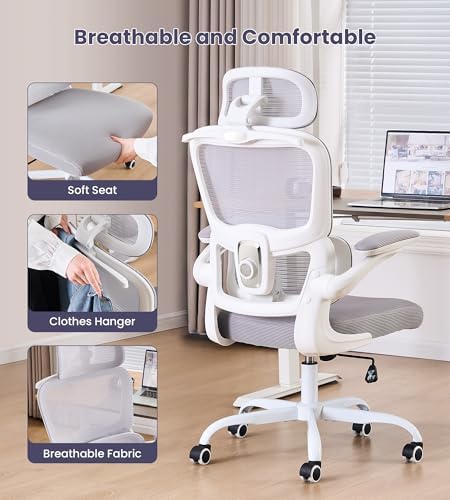 Ergonomic Office Chair, Executive Chairs with Adjustable Lumbar Support