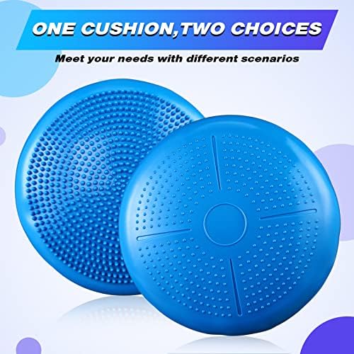 Leitee 10 Pcs Wobble Cushion Inflated Wiggle Seats Balance Disc