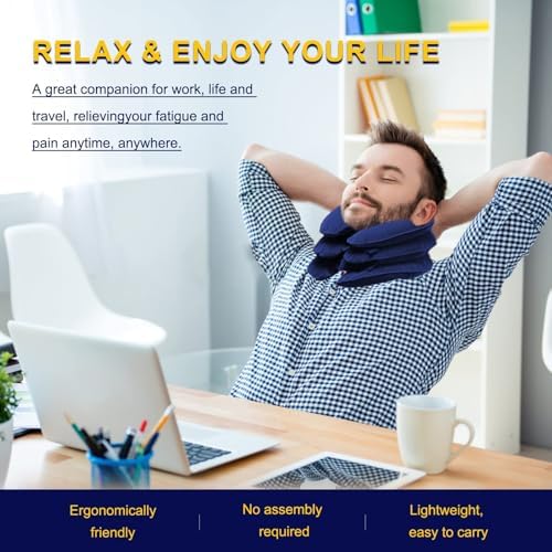 CRABCLAW Cervical Neck Traction Device for Effective Neck Pain Relief