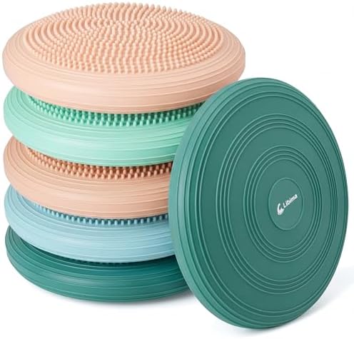 Libima 6 Pcs Sensory Cushion Wobble Seat 13 Inches