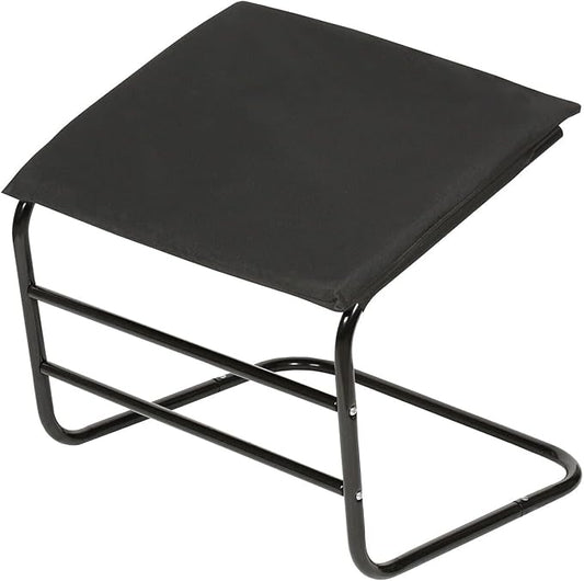 Supportive Leg Rest Reduce Swelling Pain Relaxation Improve Circulation Black Padded Foot Rest Ottoman
