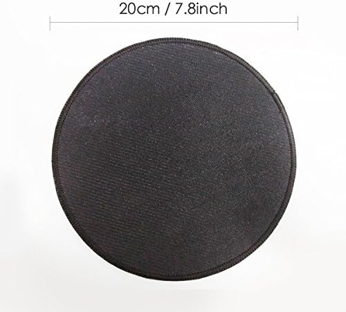 Yoga Keep Healthy Stretching Outline Mouse Pad Desktop Office Round Mat for Computer