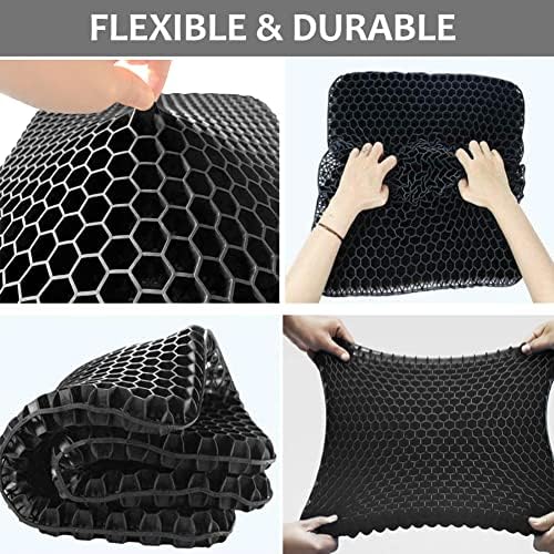 2" Extra Thick Gel Seat Cushion for Long Sitting Pressure Relief