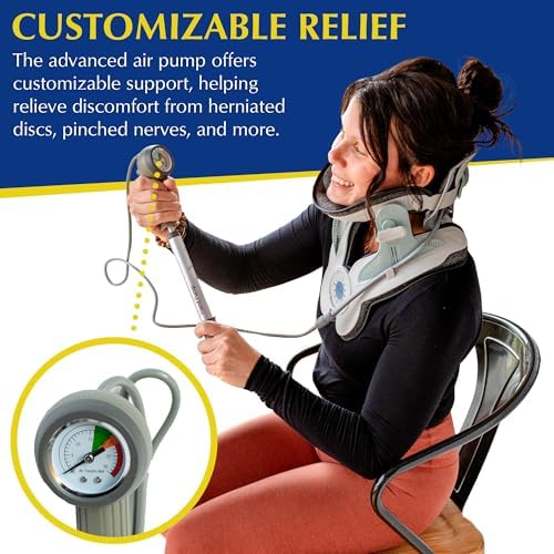 Brace Direct Neck Traction Device - Cervical Air Collar 2 with Pump