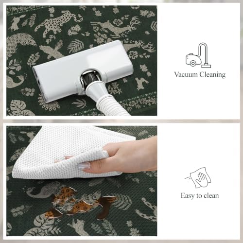 LEEVAN Anti Fatigue Kitchen Mats for Floor, Cushioned Kitchen Mat Set 2PCS