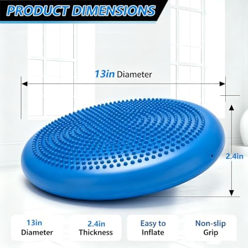 Wobble Cushion Core Balance Disc for Balance Training and Stability