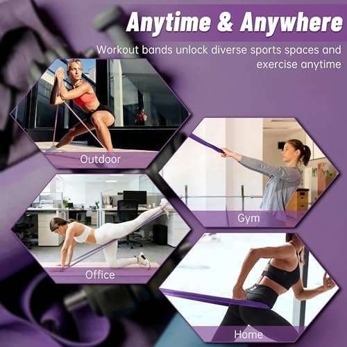 4-Level Resistance Bands for Working Out, Pull Up Assistance Bands