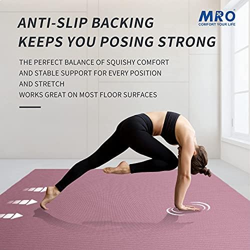 MRO Extra Large Yoga Mat, 12'x6'/9'x6'/7'x5'/6'x4' (9MM)
