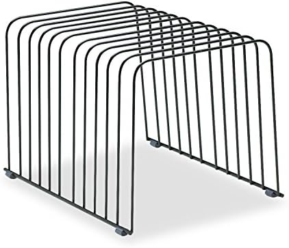 Fellowes 72112 Desktop Organizer, 11 Sections, Wire, 9" x 11-3/8" x 8", Black