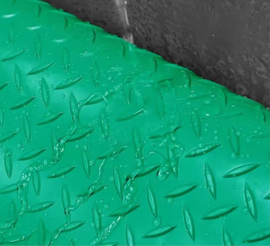 1 Pack Odorless Anti-Fatigue Mat Anti-Static Anti-Fatigue Inline Foot Mat (Green,0.9Mx0.6Mx20mm)