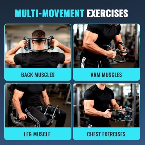 Twister Arm Trainer, Adjustable Chest Workout Equipment for Men & Women, Home Gym Strength Trainer