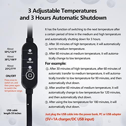 Cozyhealth Neck Stretcher for Neck Pain Relief, Heated Cervical Traction Device Pillow with Graphene Heating Pad, Neck and Shoulder Relaxer for TMJ Pain Relief and Cervical Spine Alignment (Black)