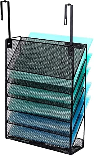 Delifox 7 Compartment Wall Mounted Hanging File Organizer for Office