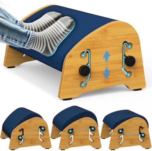 YEASHEIN Adjustable Office Foot Rest Under Desk at Work with 8 Positions