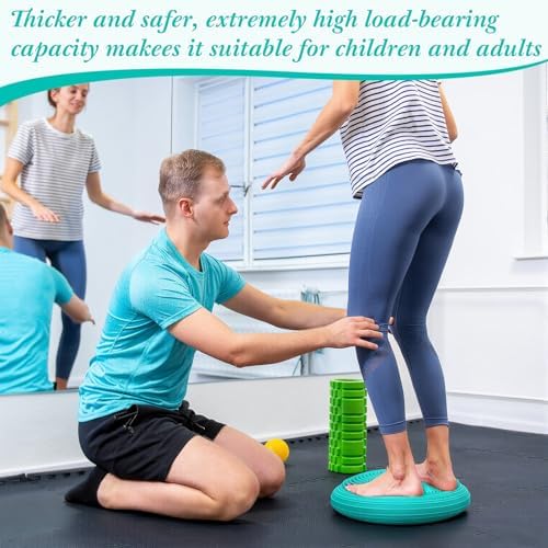 Libima 4 Pcs Wiggle Seat Inflated Wobble Cushion for Kids