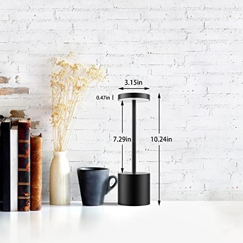 TBBGA LED Cordless Table Lamps, 5000mAh Rechargeable Table Light