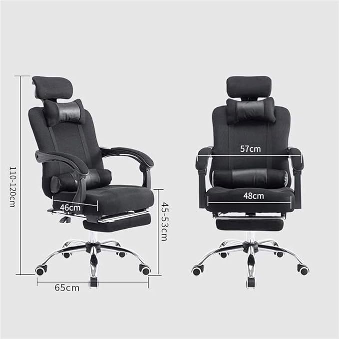 Breathable Mesh Office Chair with Adjustable Height Comfortable Desk Chair for Home & Office Use(D)
