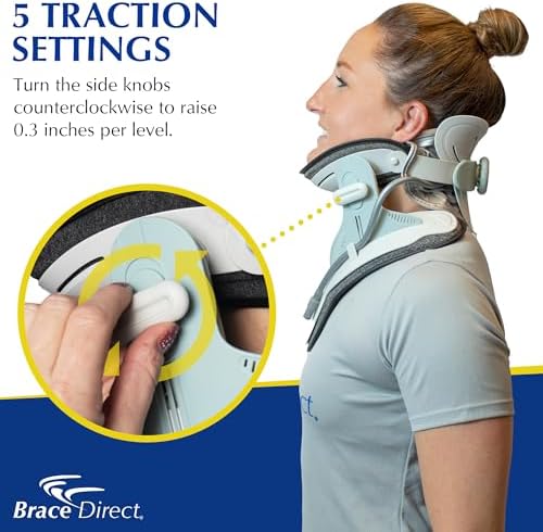 Brace Direct Cervical Traction Collar - Portable Neck Decompression Device