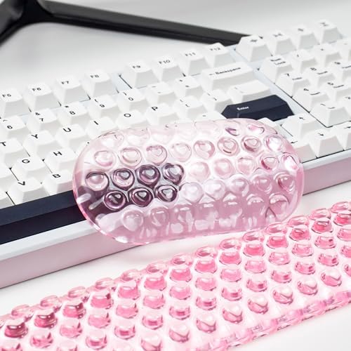 Gel Keyboard and Mouse Wrist Rest Set, Wrist Pad for Computer Keyboard