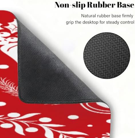 Christmas Large Mouse Pad Non-Slip Rubber Long Gaming Desk Mat