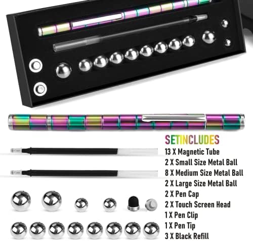 LARAH Fidget Pen and Stress Relief Desk Toy for Adults and Teens（Colorful）