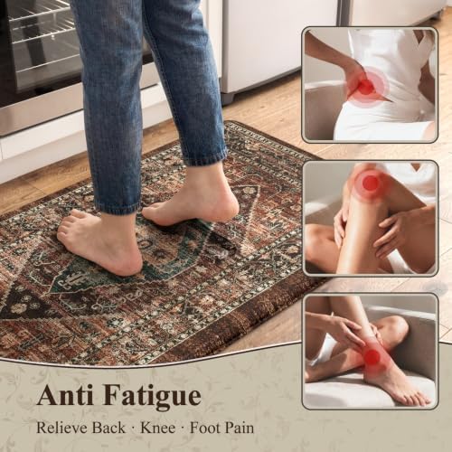 KIMODE Kitchen Mats for Floor Cushioned Anti Fatigue,Rugs for Kitchen Floor
