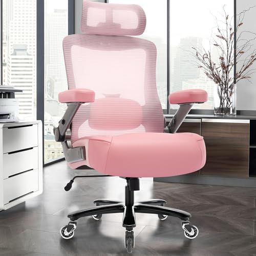600lbs Big and Tall Office Chair, Heavy Duty Executive Computer Desk Chair