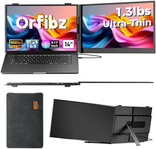 14" Laptop Screen Extender, Ultra Lightweight & Portable Monitor