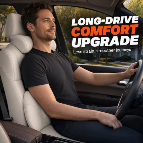 Car Neck Pillow for Commuting, Road Trips, Or Office Use, Soft & Comfy