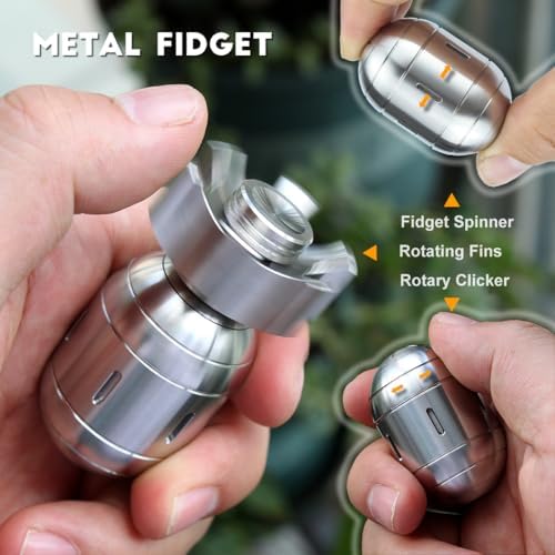 Atomic Metal Fidget Toys for Adults, Desk Spinner for Stress Relief