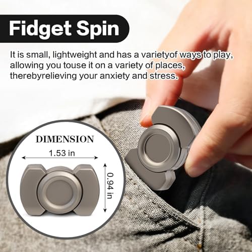 3-in-1 Fidget Toys Adults Kid: Spinner, Slider & Clicker