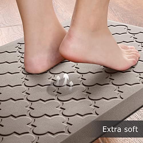 Kitchen Mat 2 PCS Cushioned Anti-Fatigue Floor Mat Standing Mat for Kitchen
