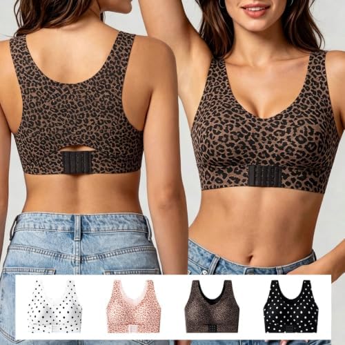 Posture Corrector Bra for Women Wireless Back Support Plus Size Sports Bra